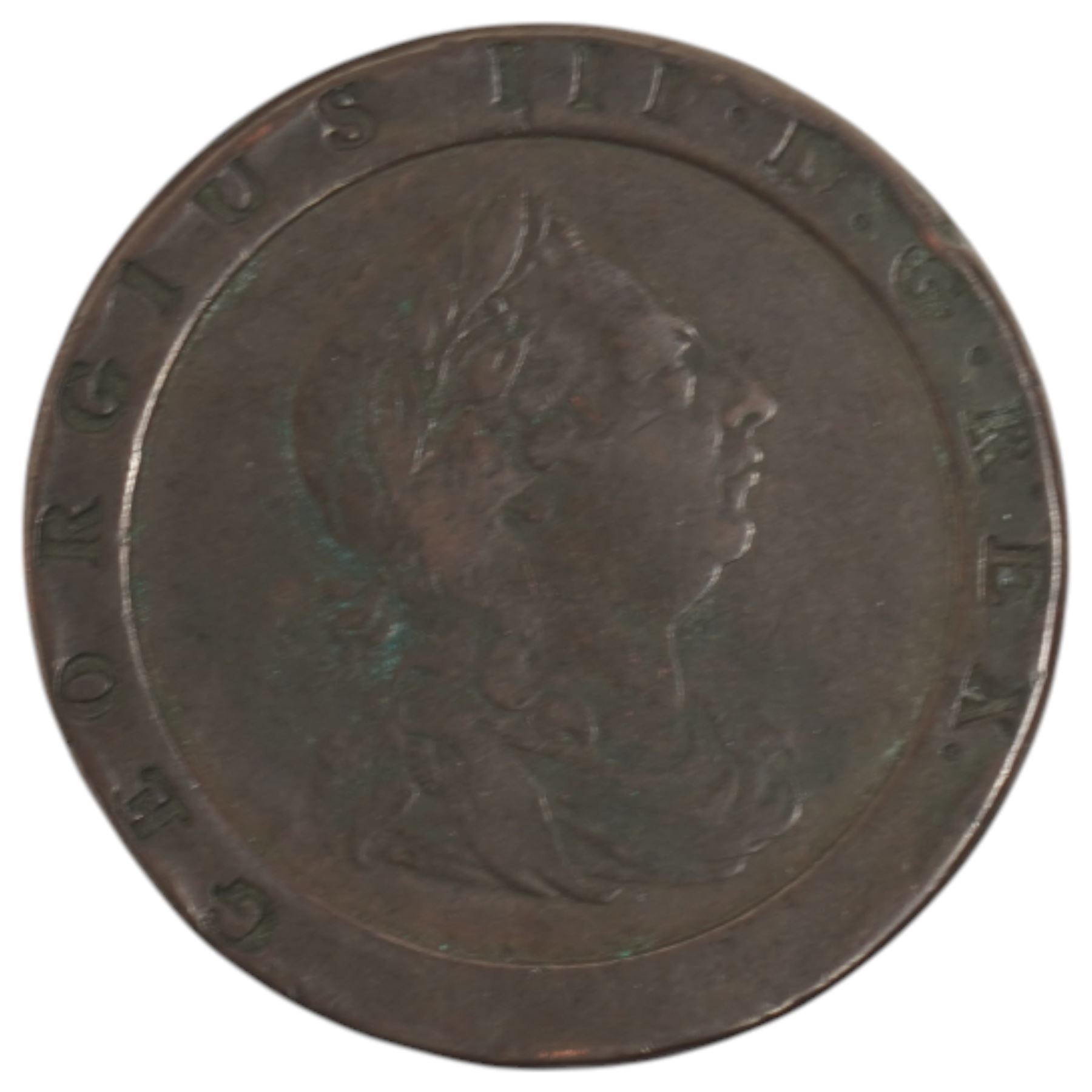 Collection of 18th century and later Great British coins, including 1797 cartwheel two pence, 1797 cartwheel one penny, William IV 1836 silver half crown, Queen Victoria 1890 silver half crown, eight silver shillings 1817-1914, nine silver shillings 1921-1945, collection of silver threepences, and further copper coins