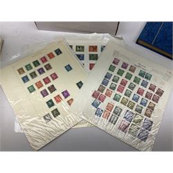 Quantity of world stamps, to include First Day Covers etc in one box