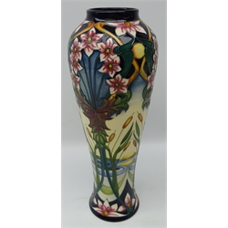  Large Moorcroft  limited edition vase decorated in the Avon Water pattern by Rachel Bishop dated 2007, no. 114/200 H37cm   