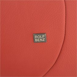 Rolf Benz - contemporary chaise longue upholstered in oxblood leather