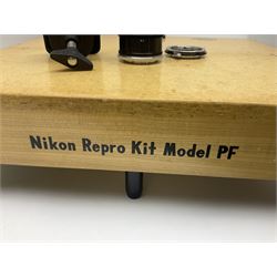 Nikon Repro Kit Model PF, complete with original folding wooden carrying case