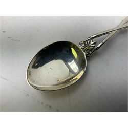 Three hallmarked silver shooting spoons including Royal Military College Rifle Club, Eastern Command S. of M. Hythe etc (3)