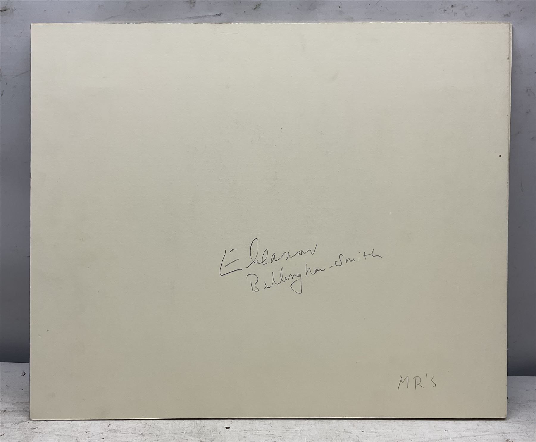 Elinor Bellingham-Smith (British 1906-1988): Winding Path, watercolour and charcoal signed with monogram EBS (unframed) 23cm x 33cm 