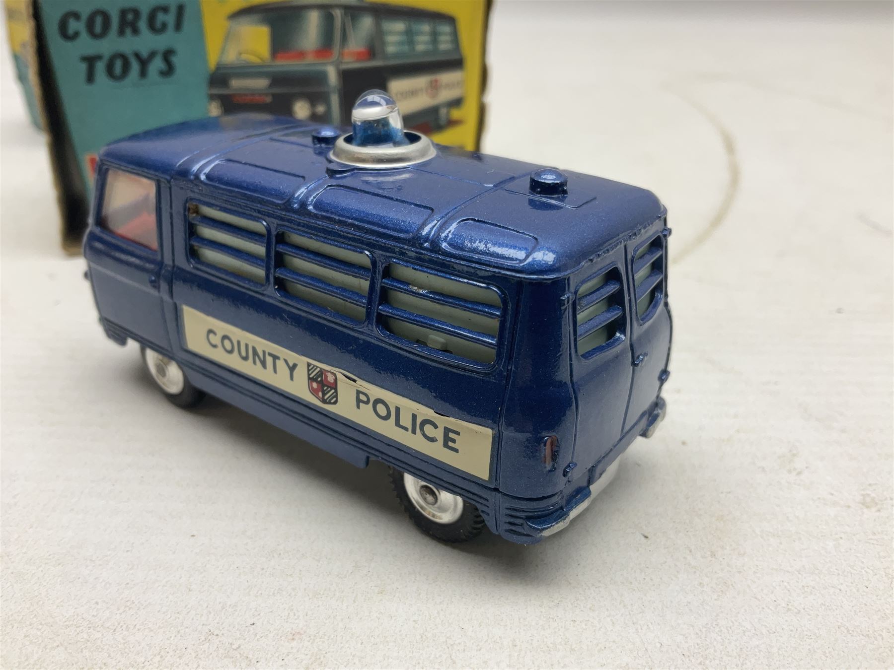 Corgi - Commer Police Van with flashing light No.464 and Chipperfield's Mobile Booking Office No.426; each in original box with paperwork (2)