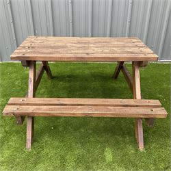 Pressure treated timber, six seater, picnic bench - THIS LOT IS TO BE COLLECTED BY APPOINTMENT FROM DUGGLEBY STORAGE, GREAT HILL, EASTFIELD, SCARBOROUGH, YO11 3TX