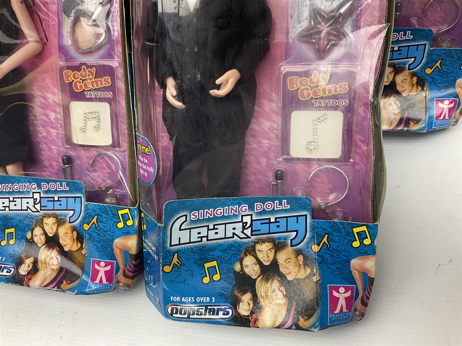 Set of five Character Options Hear'say Singing Dolls; all boxed (5)