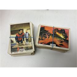 Complete set of Captain Scarlet 1967 Bubblegum cards, with incomplete set missing nos 1-3, with a small amount of books etc