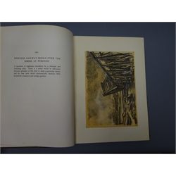  The Western Front vols.1 & 2 with drawings by Muirhead Bone and introduction by Gen.Sir Douglas Haig, pub.1917, 2vols   