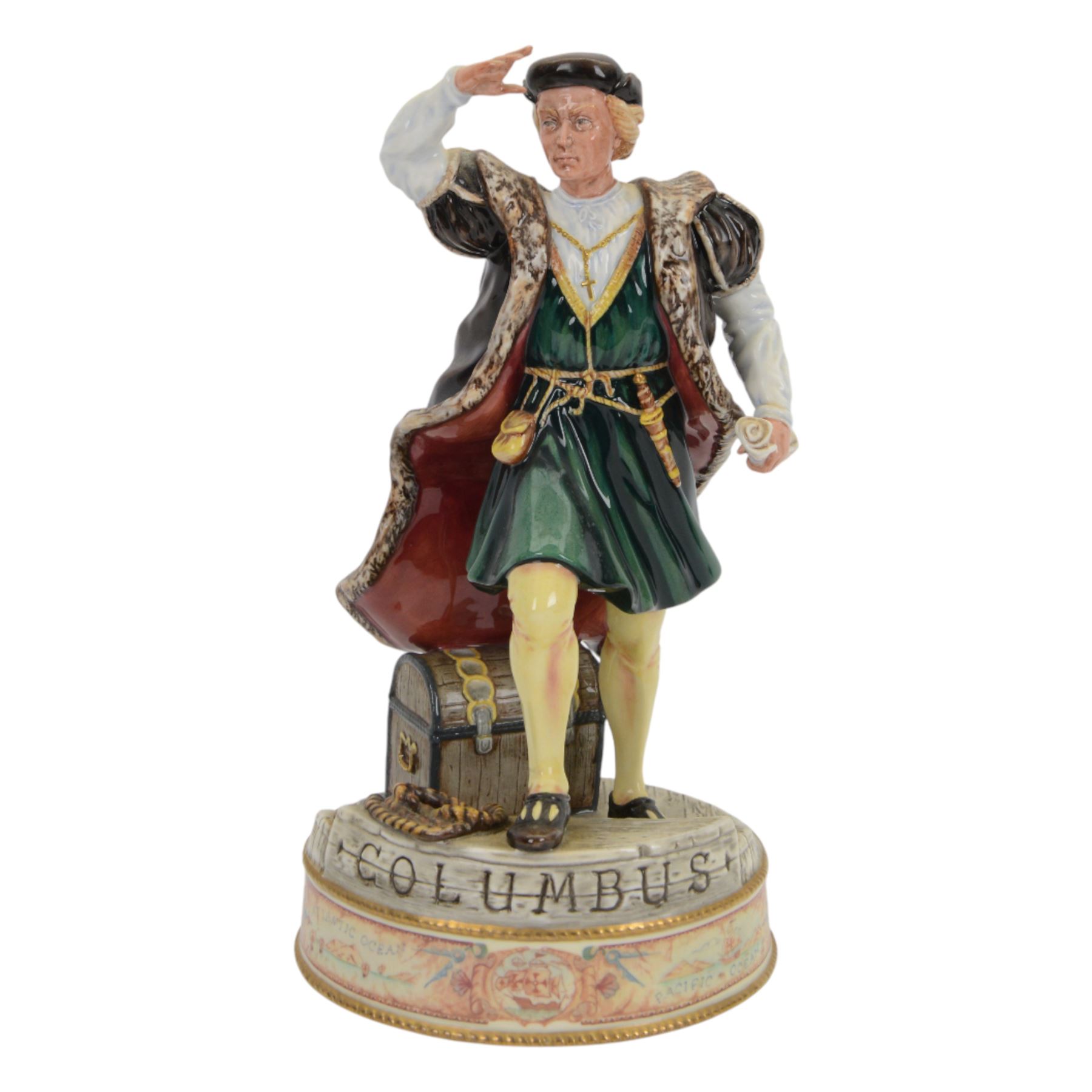 Royal Doulton, Christopher Columbus HN3392, limited edition 849/1400, with box and certificate, H30cm