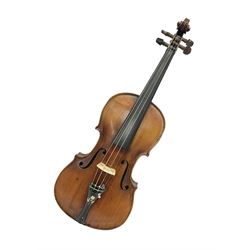 19th century full sized violin in a late