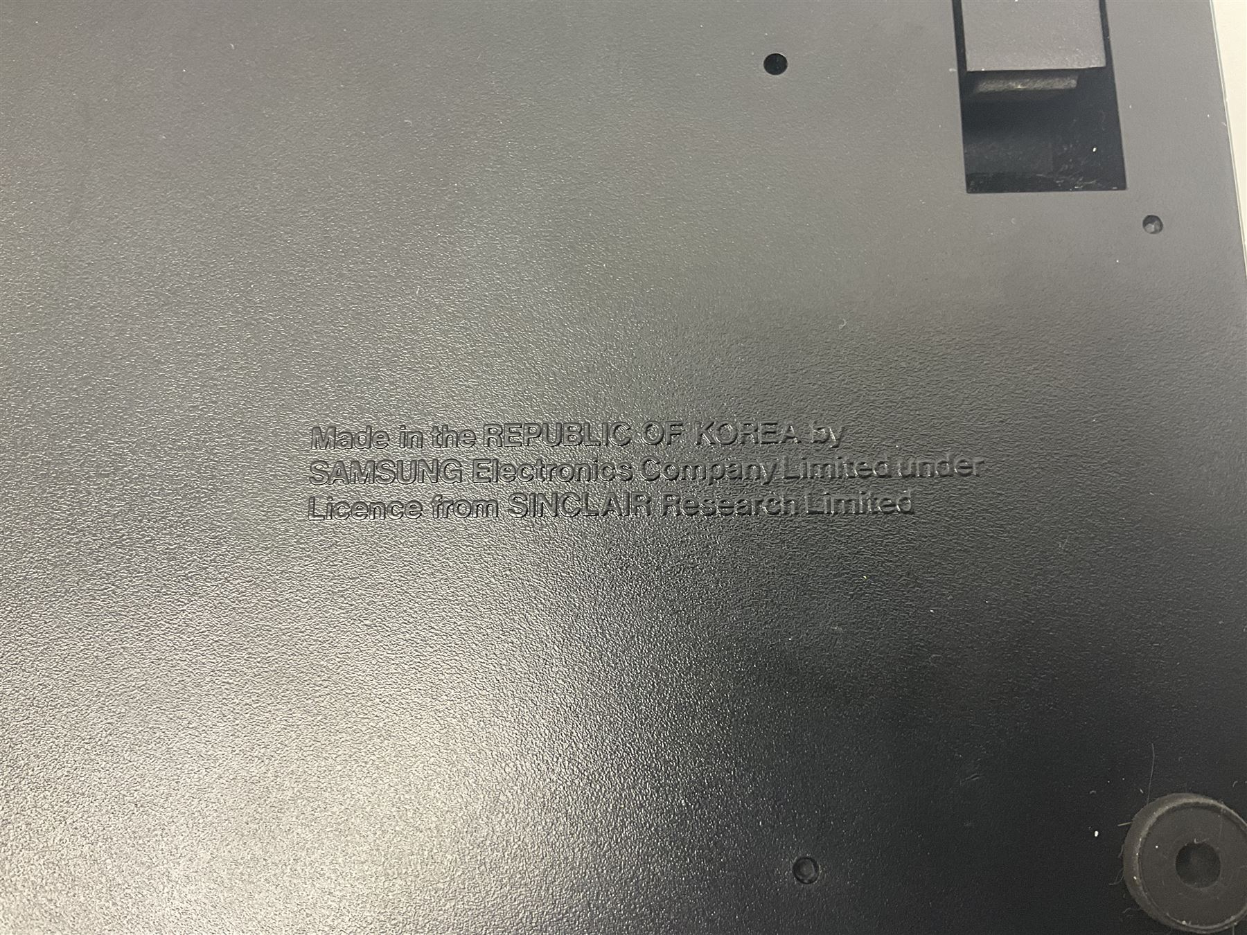 Sinclair ZX Spectrum (1984) with accessories and games; ten games for Sinclair Spectrum and 48K Spectrum to include ‘Knight Lore’, ‘The Way of the Exploding Fist’, and ‘Green Beret’ all in original boxes, ‘Rambo First Blood Part II’ without original box; Sinclair UK1400 Power Supply Unit, Hales Universal Mains Adapter, RAM Turbo Spectrum Joystick Interface, Starlite Cassette Player, all without boxes