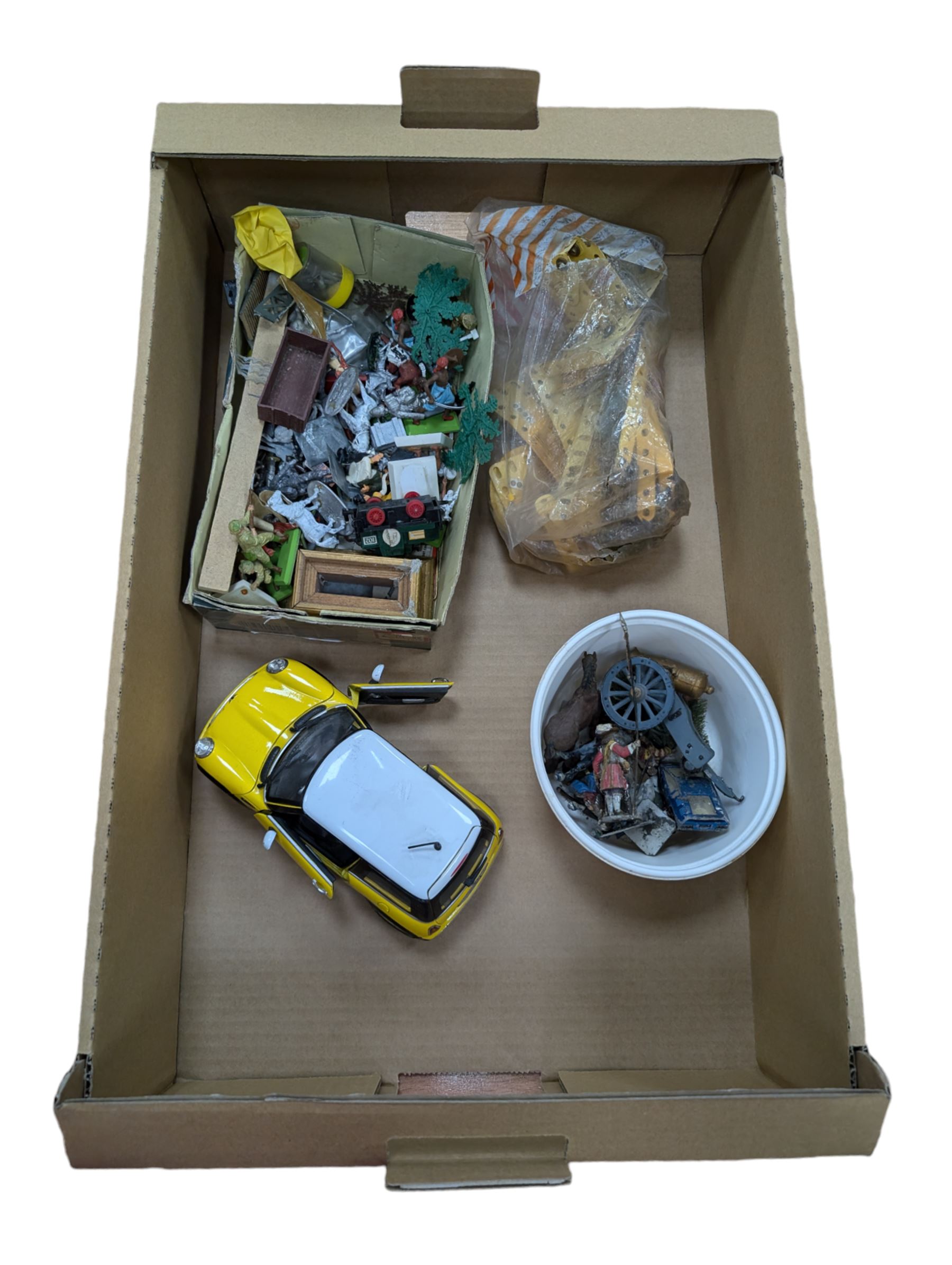 Britains toys lead figures, Meccano and other toys