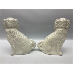 Pair of Staffordshire style dogs