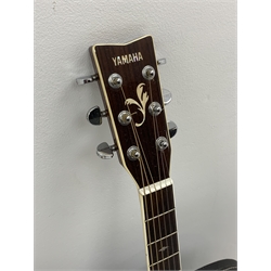  Yamaha model FG-450S-C acoustic/electric guitar with rosewood back and sides and spruce top, fitted with Artec Edge-Nds chromatic tuner, L104cm, in hard carrying case. From the collection of the late John Burgess of Beverley who played in the bands Penjants, Wine, Strollers, Revox, Sound Foundation, Pickle Belly Alley, Ragamuffins and Jerryattricks.