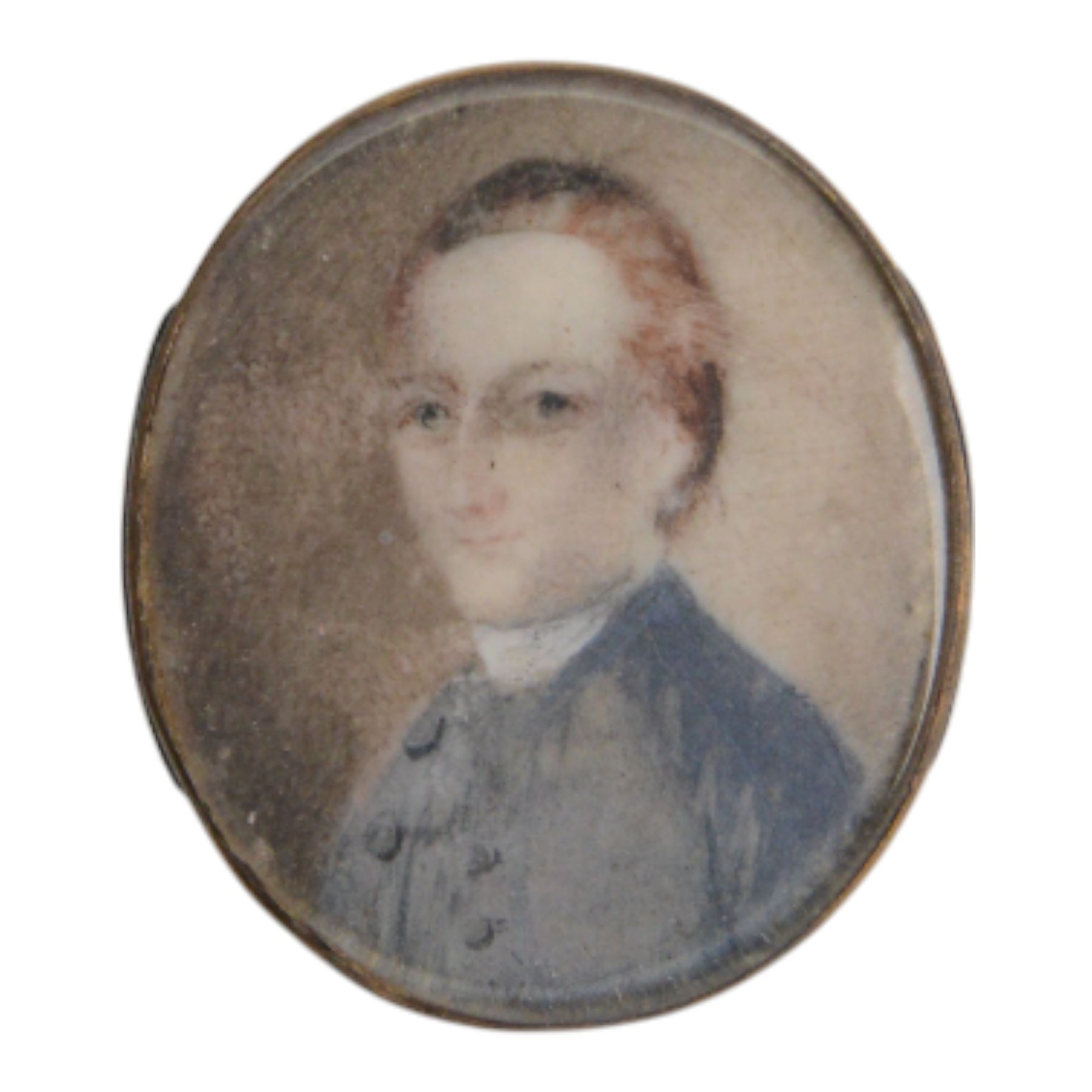 English School (late 18th-early 19th century)
Two portrait miniatures and a silhouette depicting members of the Chichester and Munden families of Arlington Court, Devon, comprising profile silhouette of Henry Chichester (1724–1799) of Northcote, Devon, and Northover, Somerset, a head and shoulder portrait upon ivory of the Reverend John Munden, who married Caroline Chichester of Arlington Court, and a three-quarter length portrait on paper of their daughter, Charlotte Munden, wearing a black dress with white neckline
Each within period frames of ebonised wood or silver
Silhouette oval 7cm x 6cm (overall 15cm x 12.5cm)

Provenance: By family descent from the Chichesters of Arlington Court, Devon; from the collection of Andrew Chichester Everitt.

This lot has been registered for sale under Section 10 of the APHA Ivory Act