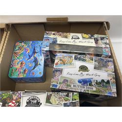 Collection of Ringtons novelty ceramics including money boxes, salt and pepper shakers, etc