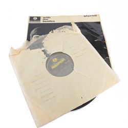 The Beatles 'With The Beatles' vinyl LP, UK Stereo Original, Parlophone PCS 3045, together with two Beatles 7