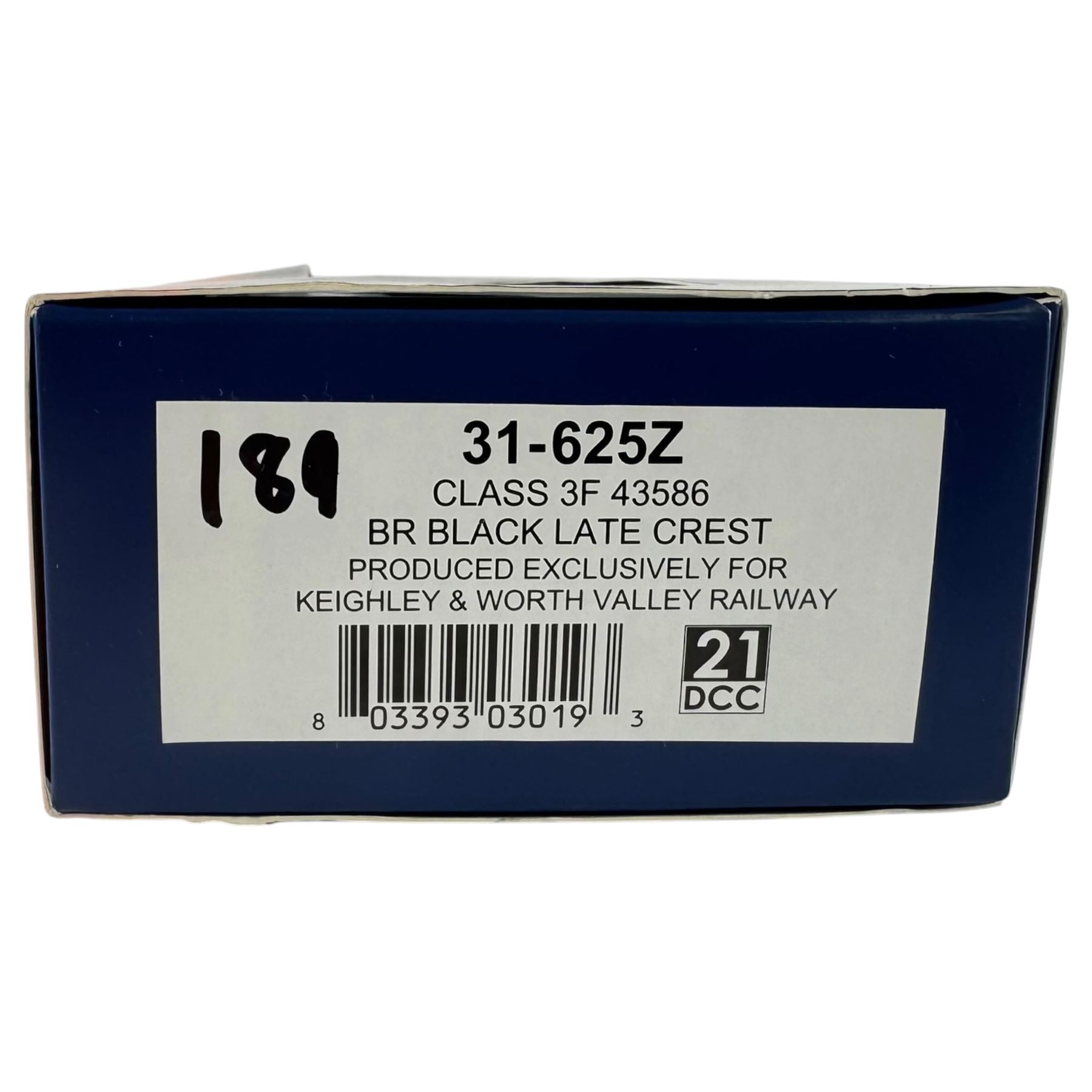 Bachmann Branch-line Model Railways 1:76 00 gauge Class 3F BR Black Late Crest no. 43586 locomotive, boxed