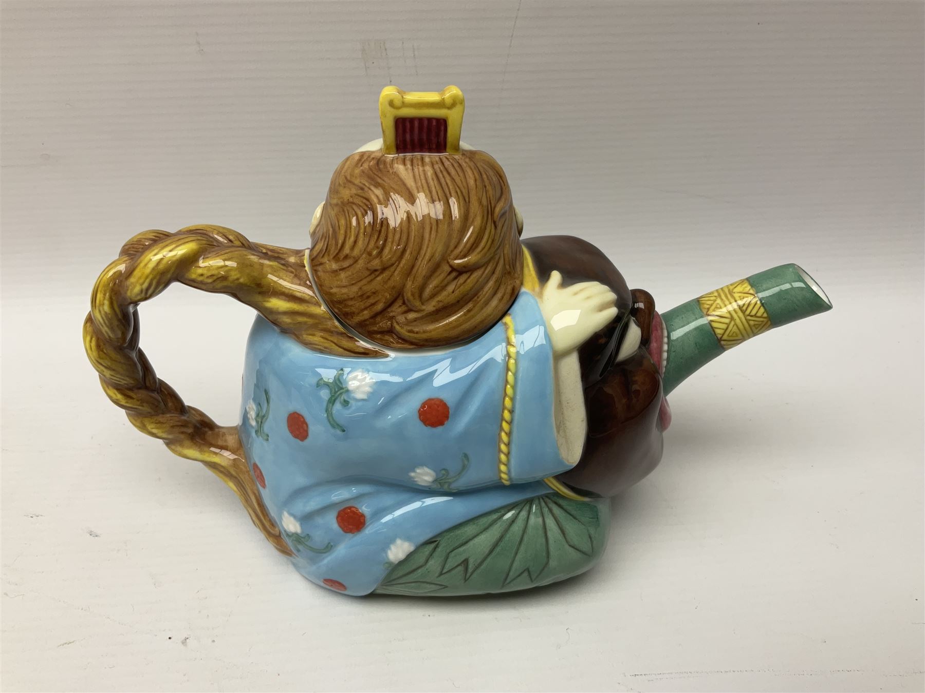 Minton Archive collection chinaman teapot, limited edition 196/2500, with certificate and original box