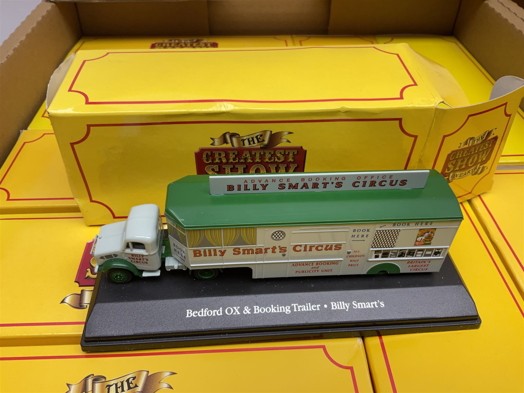 Thirty Atlas Editions The Greatest Show on Earth die-cast models, all boxed