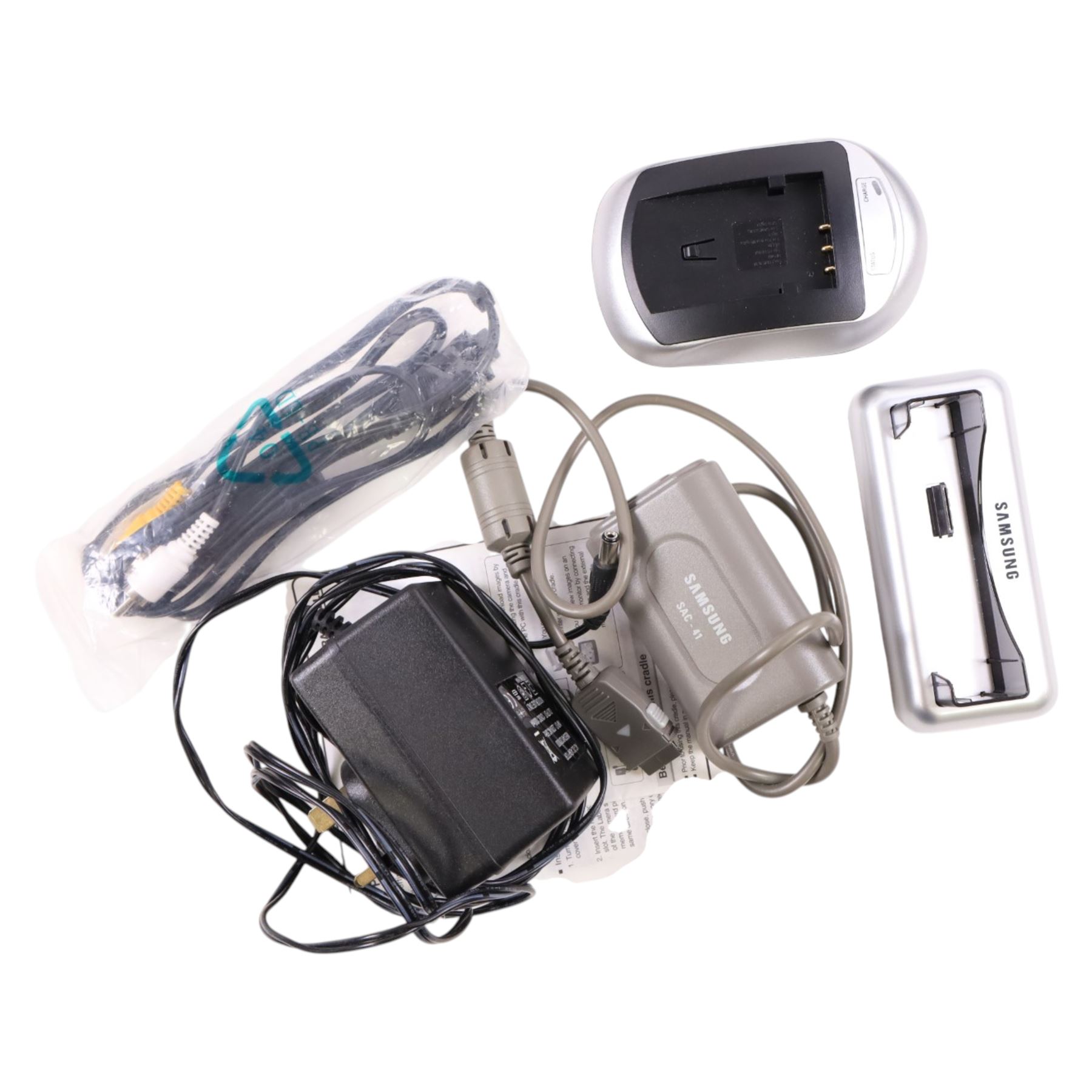 Canon G7 Powershot camera, Samsung Digimax i5 camera and a collection of camera equipment, including Lowepro bag, filters, etc