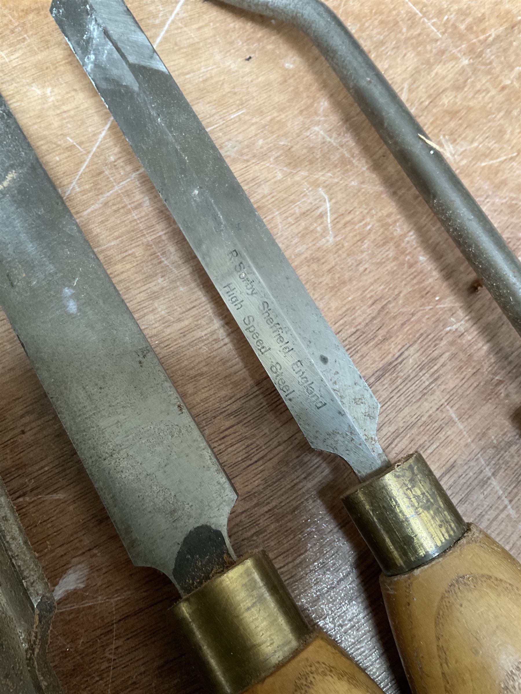 Robert Sorby Woodturning chisel set (8) - THIS LOT IS TO BE COLLECTED BY APPOINTMENT FROM DUGGLEBY STORAGE, GREAT HILL, EASTFIELD, SCARBOROUGH, YO11 3TX