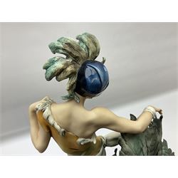 Giuseppe Armani Florence limited edition Isadora figure group, 2315/3000, no. 0633C, H47cm
