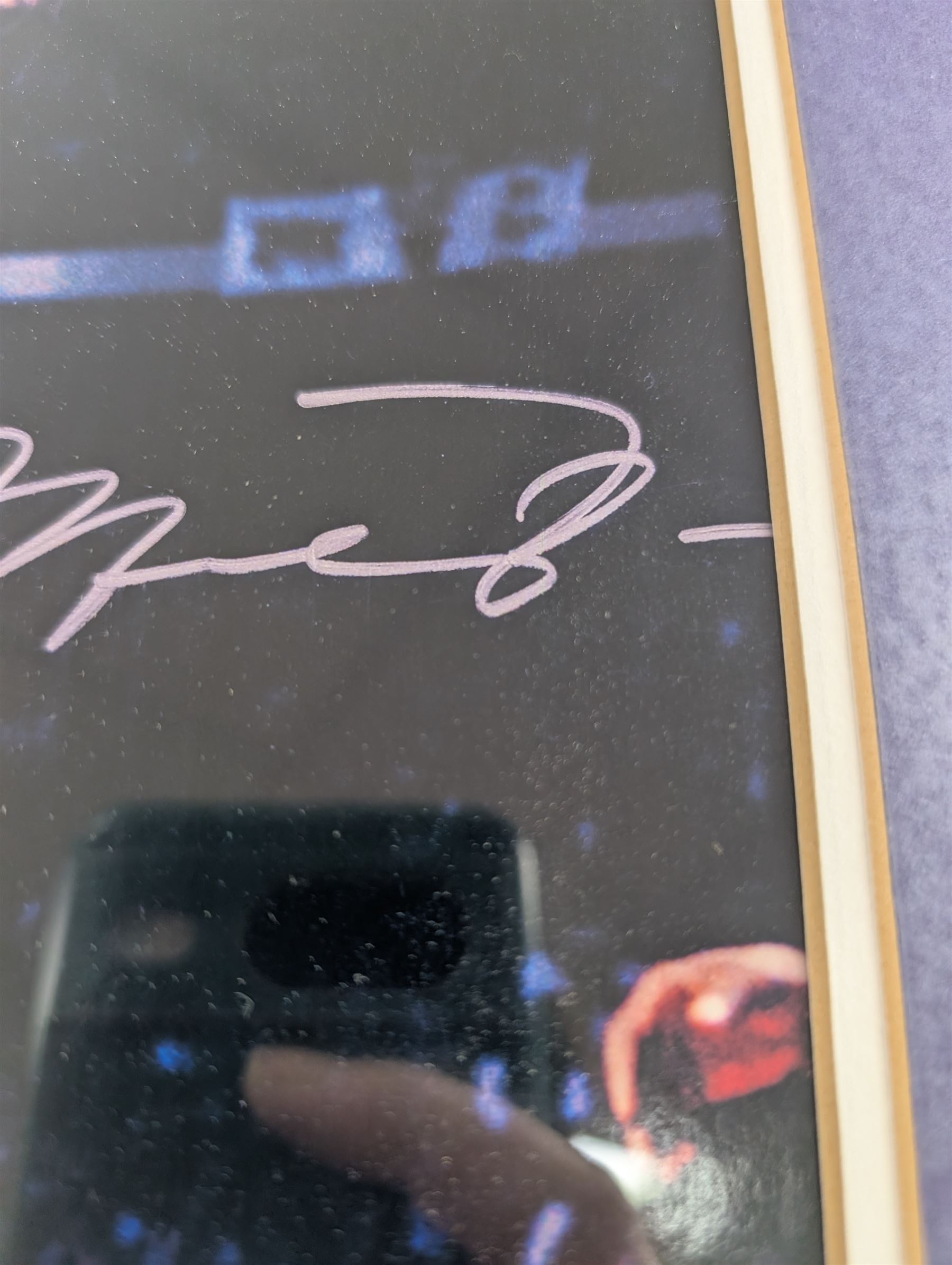 Michael Jordan signed 10 x 7