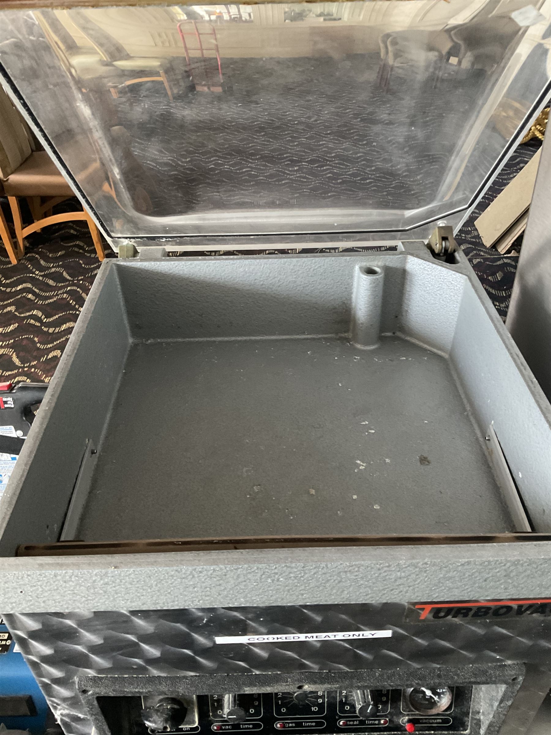 TurboVac SB415 vacuum packer- LOT SUBJECT TO VAT ON THE HAMMER PRICE - To be collected by appointment from The Ambassador Hotel, 36-38 Esplanade, Scarborough YO11 2AY. ALL GOODS MUST BE REMOVED BY WEDNESDAY 15TH JUNE.