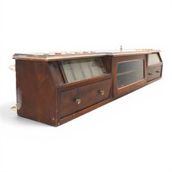Snooker and Billiard accessories including a Thurston & Co Ltd snooker scoreboard, and Burroughes & Watts, London, billiard ball storage cabinet and white scorer