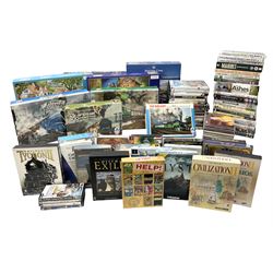 Quantity of jigsaws, games, DVDs and CDs to include PC CD ROM games, films and cricket related DVDs