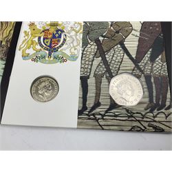 Two The Royal Mint United Kingdom Annual Coins Sets, dated 2015 and 2016, both in card folders with certificates