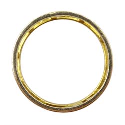 14ct gold Greek key design ring, stamped 585, approx 3.38gm