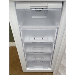  Large Beko CF5015APW fridge freezer, W55cm, H200cm, D59cm (This item is PAT tested - 5 day warranty from date of sale)  