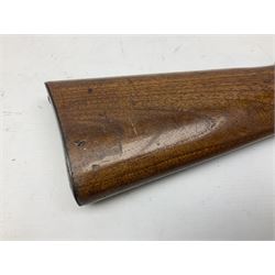 Diana Model 27 .177 air rifle with under lever action and walnut stock L108cm