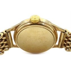  Omega ladies 9ct gold manual bracelet wristwatch hallmarked  