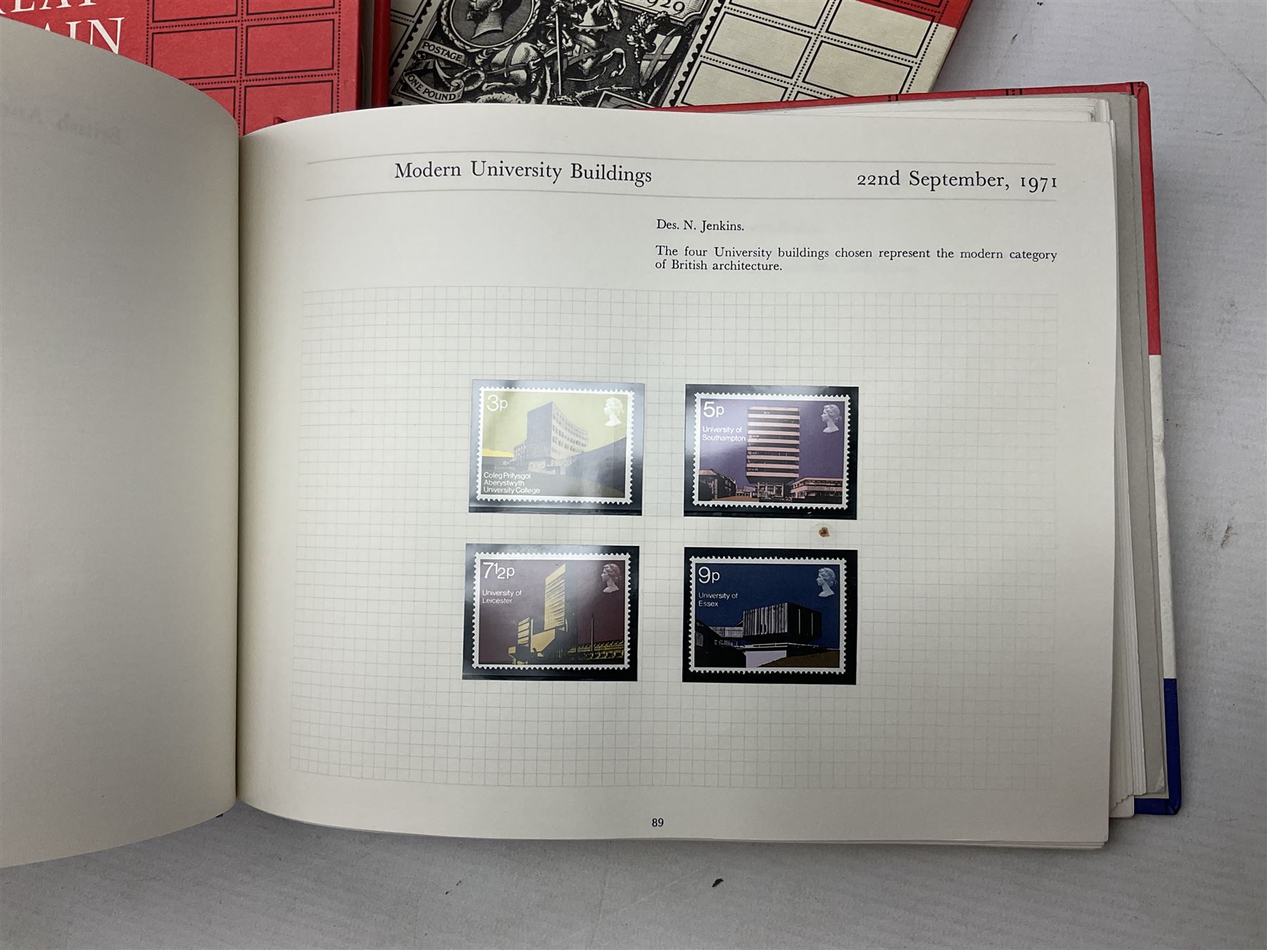 Royal Mail Queen Elizabeth II mint stamps in presentation packs, three part filled Stanley Gibbons 'Great Britain Special Stamps' albums, World stamps including Aden, Angola, Argentina, Australia etc, in various albums, in one box