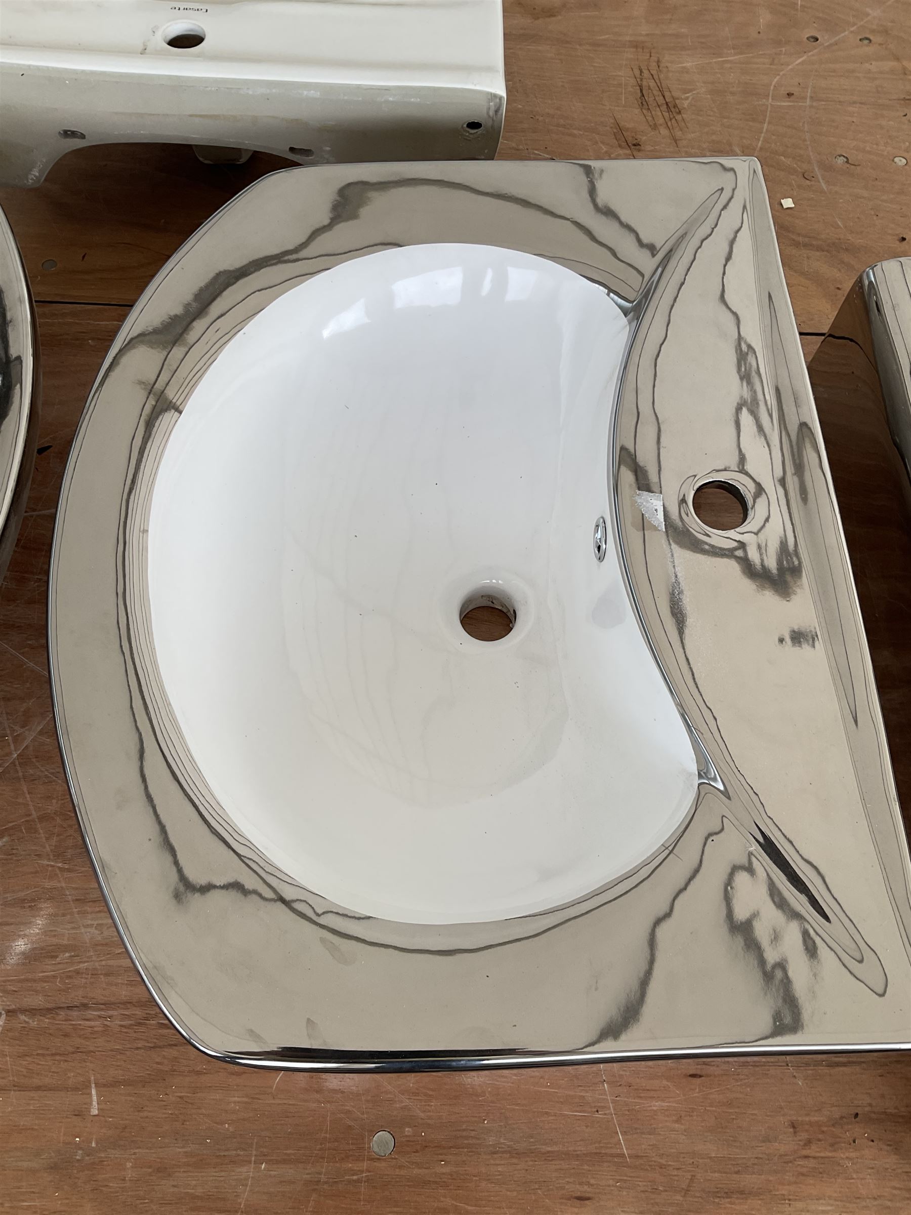 Set of three Casarte sinks  - THIS LOT IS TO BE COLLECTED BY APPOINTMENT FROM DUGGLEBY STORAGE, GREAT HILL, EASTFIELD, SCARBOROUGH, YO11 3TX
