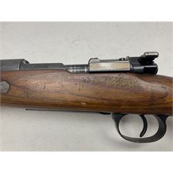 FIREARMS CERTIFICATE REQUIRED - BLANK FIRING Mauser 792 by 57 Mod.98 bolt action rifle marked BYF 41, re-proofed for .308 Winchester blank firing, with 61cm (24