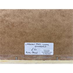 John Urwin (British 1939-): 'Durham from the Elvet', watercolour signed, dated '92 and titled verso 34cm x 49cm, together with Alan Paynes (Yorkshire Contemporary): 'Lakeland Farm - Near Ennerdale',  watercolour signed, titled verso 35cm x 47cm (2) 