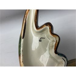 Set of five Beswick graduated wall mounting figures of flying ducks, models from 596/0 to 596/4, largest L29cm