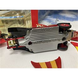 Collection of Chitty Chitty Bang Bang figures and model cars both loose and boxed, to include ‘Truly Scrumptious and Jeremy’ blister pack signed by Adrian Hall