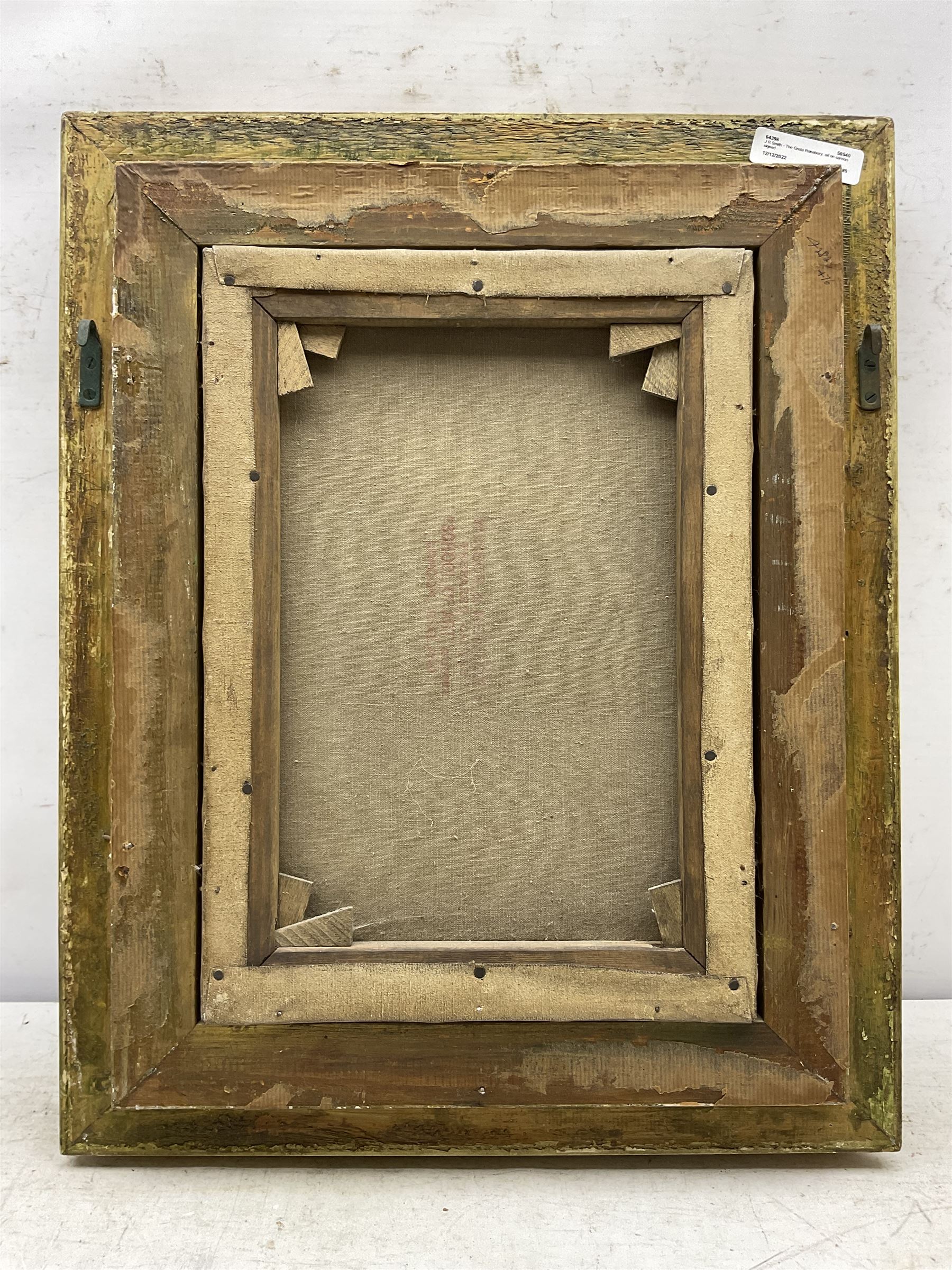 JR Smith after William Mellor (British 1851-1931): 'The Greta - Rokebury' near Barnard Castle, oil on canvas signed, titled on the slip