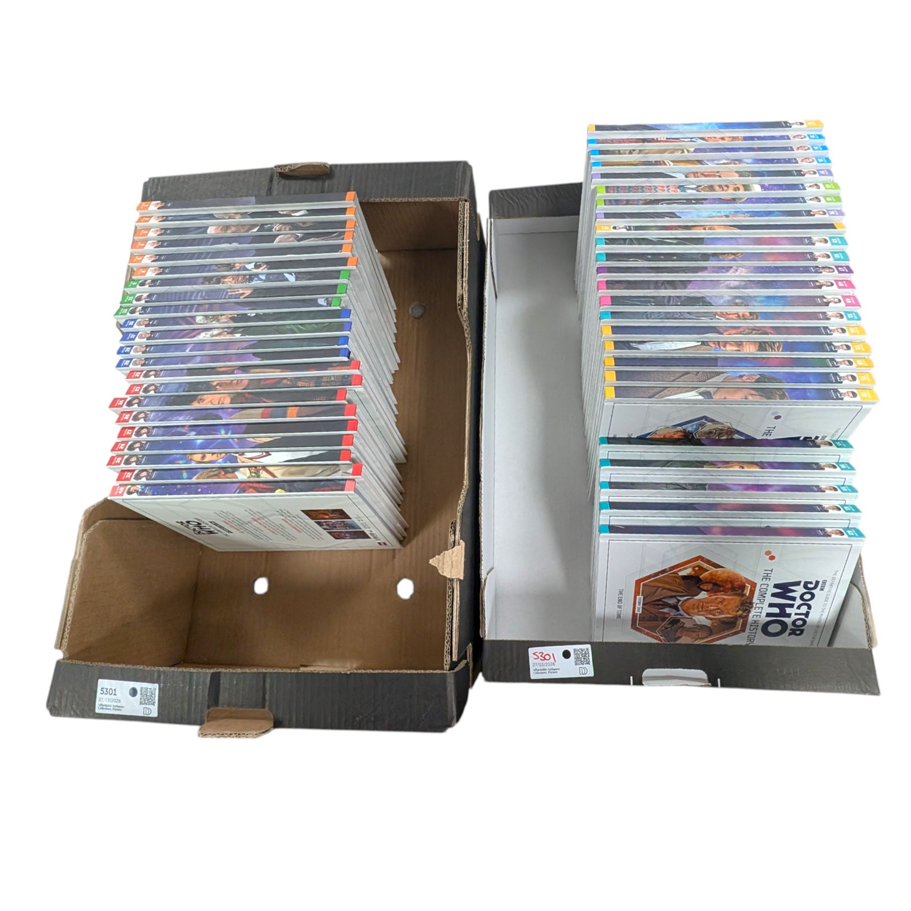 Part set Doctor Who 'The Complete History' books, 47 volumes