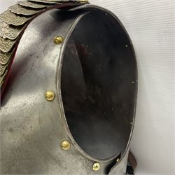 Copy of a Belgian Cuirass breastplate and backplate