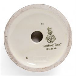 Two Royal Doulton figures 'The Farmers Wife' HN2069 and 'Lambing Time' HN1890 (2)