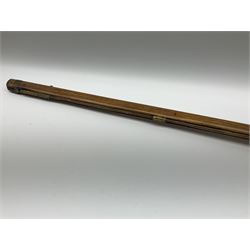 19th century flintlock musket for restoration or display, the mahogany full stock with brass mounts and under barrel ramrod L166.5cm