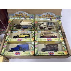 Nineteen Lledo 1:43 scale die-cast models to include BB1002 Brewing in Britain, PI 1004 Pickfords set of four, six ‘The Darling Buds of May’, and two ‘Yorkshire Tea & Heartbeat’ models etc, all in original boxes
