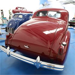 1937 Buick Special Sport Coupe

Registration: LXS 932
Serial number: 744273817
Engine: 4,064cc straight-eight petrol
Odometer reading: 6,476 miles
Steering: Left-hand drive
Colour: Deep maroon
V5C: Present
Keys: One

From the Estate of the late John Sils.

A striking 1937 Buick Special Sport Coupe, finished in deep maroon and manufactured at the General Motors plant in Oshawa, Ontario, Canada.

The Buick Special formed part of the marque’s Series 40 range and combined dramatic period styling with Buick’s smooth 248cu in, approximately 4,064cc, straight-eight engine. The Sport Coupe was among several body styles offered for 1937 and is distinguished by its sweeping wings, prominent vertical grille, split windscreen and enclosed rear luggage compartment.

This example was imported into the United Kingdom and first registered here in November 2019, receiving the registration LXS 932. The odometer displays 6,476 miles, although this mileage has not been independently verified.

The car is very well presented throughout, with excellent deep-maroon paintwork, extensive brightwork and a highly detailed period Art Deco interior featuring its dashboard, centrally mounted ventilation grille, original-style instrumentation and controls. The luggage compartment is neatly trimmed and incorporates a securely mounted spare wheel beneath a raised floor.

The underside also presents particularly well, appearing clean and extensively finished in black, with the chassis, suspension, axles and associated components showing evidence of careful restoration and ongoing maintenance.

Overall, this is an impressive and imposing pre-war Buick, presented in very good condition throughout.

Features

• Canadian-built Buick Special Sport Coupe
• Manufactured at General Motors, Oshawa, Ontario
• 4,064cc straight-eight engine
• Left-hand drive
• Deep-maroon exterior finish
• Extensive chrome brightwork
• Split windscreen
• Period Art Deco interior
• Original-style dashboard and instrumentation
• Dashboard-mounted clock
• Front bench seating
• Enclosed rear luggage compartment
• Underfloor spare wheel
• UK registered since November 2019
• V5C present
• One key

Condition

Presented in very good condition throughout, with excellent paintwork and a clean, highly detailed underside.

This vehicle forms part of the Estate of the late John Sills and is offered for sale by the Executors, providing a genuine reason for sale.