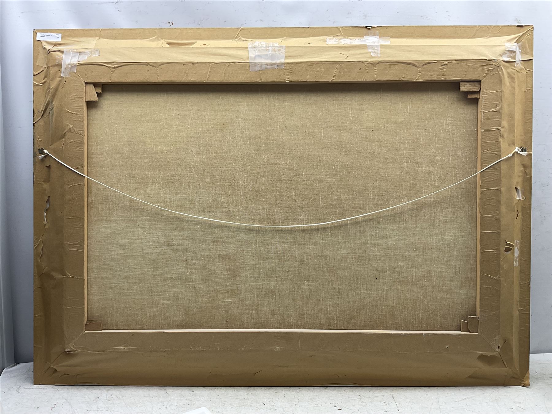 James Yates (South African 20th Century): Landscape with Mountains, oil on canvas signed 60cm x 90cm